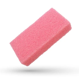 LaRosa PUMICE SPA Full Surface Exfoliating Sponge - Pink with Coarse Texture