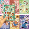 24 Sheets Make a Face Winnie Pooh Bear Stickers for