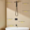 SOOOHOT Black Shower Head and Handle Set, Black Shower Faucet