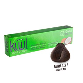 KÜÜL - Color System Tinte Permanente para Cabello Tono 5.31 90 ml, con Aceite de Coco, Filtro UV y Colágeno, Prolonga Intensidad del Color, Aporta Hidratación, Brillo y Sedosidad, Coloración Cabello