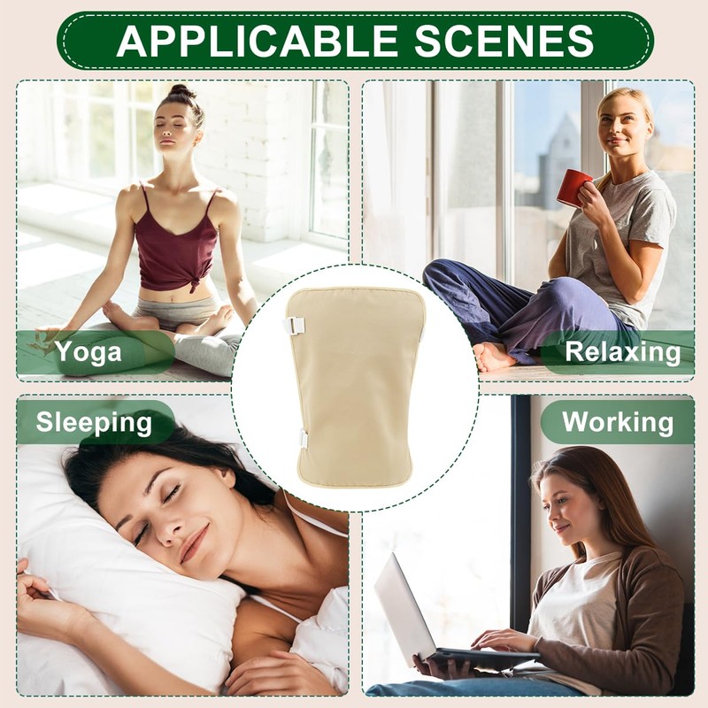 LEEZDTTXAN LEEZDTTXAN 2Pcs Back Essential Oil Pack Set Washable Reusable
