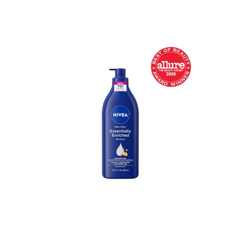 NIVEA Essentially Enriched Body Lotion, 16.9 Onzas
