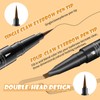 Hello Kiss Eyebrow Pen, 2 in 1 Dual-ended Natural 4