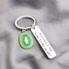 Kiwi Keychain You Hold the Kiwi to My Heart Keychain