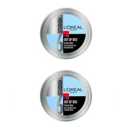 L'Oréal Styling Wax Out Of Bed Styling Wax 24h Tousled Effect Cream STUDIO, 2 units, 150ml / 로레알 스타일링 왁스 아웃 오브 베드 Out Of Bed Styling Wax 24h Tousled Effect Cream STUDIO, 2개, 150ml