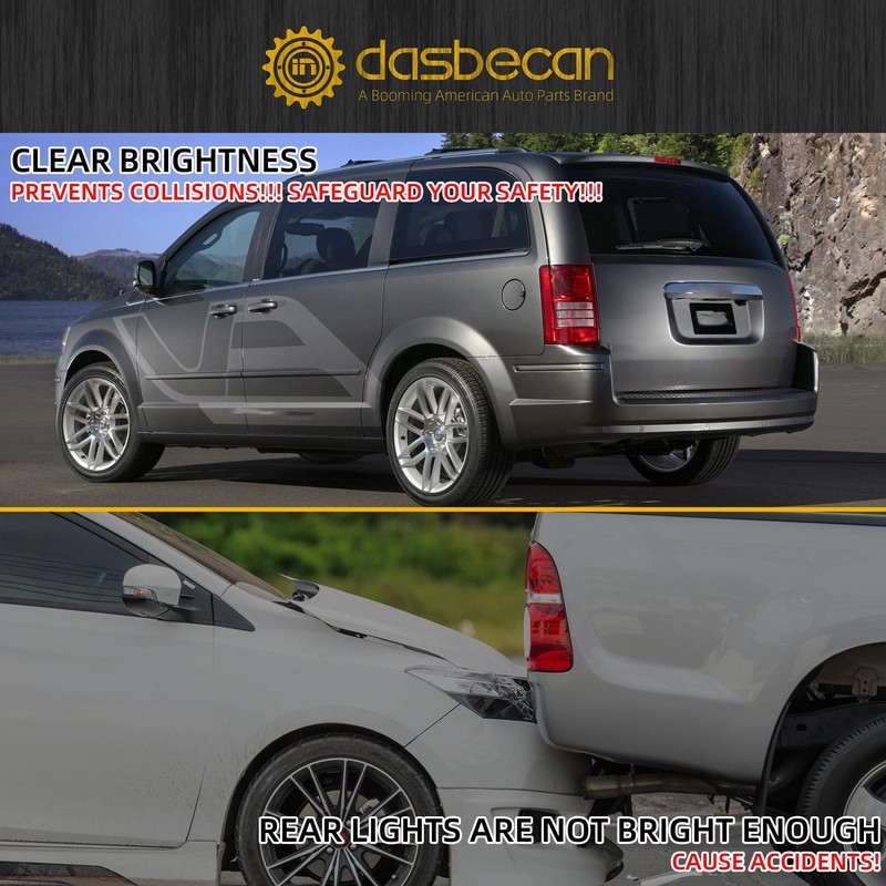 Dasbecan LED 3rd Third Brake Light Center High Mount Stop