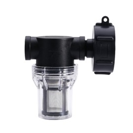 Rainwater Collector - Tap Connection Tank 1000 L with Filter and Adapter S60 x 6 for Garden Hose - and Environmentally Friendly 3/4 Inch