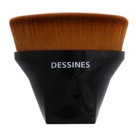 DESSINES Makeup Brush, Foundation Brush, Kabuki Brush, Professional Brush, Vegan Brush (Foundation Black [A])
