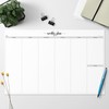 321Done Jumbo Weekly Planning Desktop Notepad - 50 Sheets (11"