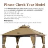 SCOCANOPY Replacement Top for 10x12 FT Gazebo Massillon Biscayne,Cabin-Style L-GZ933PST,Turnberry