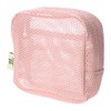 Square Pouch Mesh Collection Marks MSH-PO07, light pink