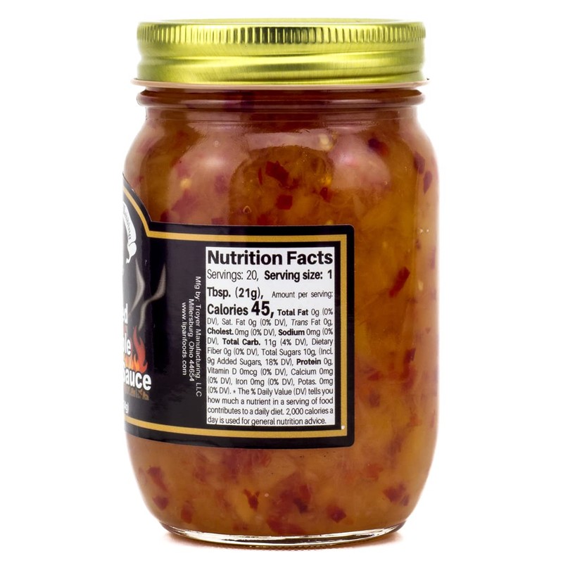 Amish Wedding Roasted Pineapple Habanero Sauce, 16 Ounce (Pack of