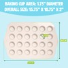 Tasty Clean Ceramic 24-Cup Mini Muffin Pan, Durable Aluminized Steel