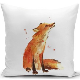 Fox Cushion Cover Decorative Gifts for Women Sofa Cushion Covers Decorative Cushion Cover Sofa Bedroom Living Room Decorative Cushion 40 x 40 cm