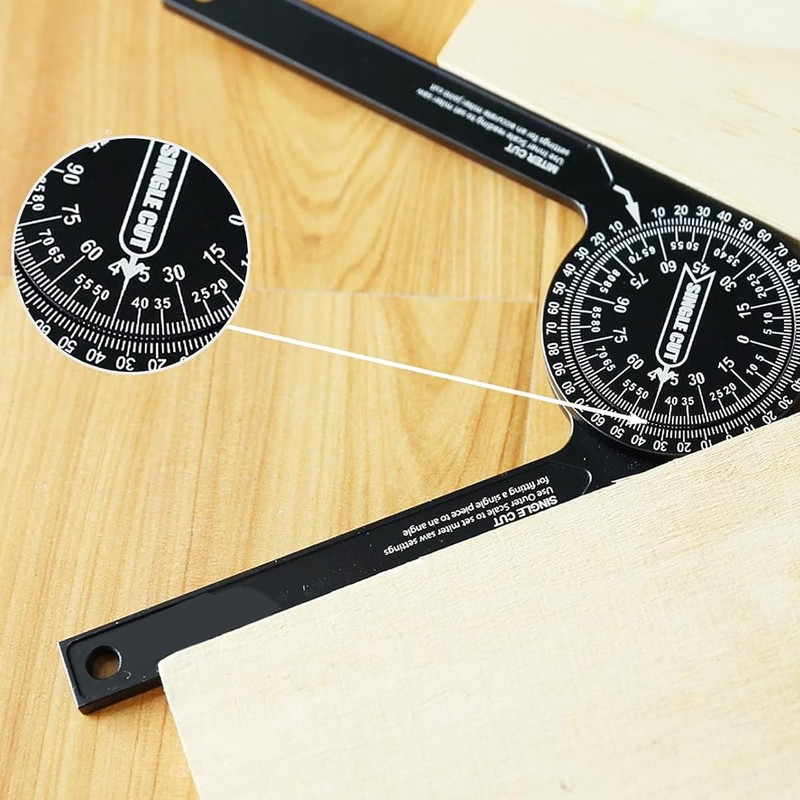 AIMALL 360° Woodworking Protractor Horizontal Angle Gauge - Precision CNC