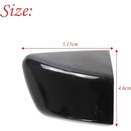 Manijas Exteriores de Puerta para Cayenne 958 S Turbo GTS 2011 2012 2013 2014 2015 2016 2017 2018 Tapa de manija de Puerta Exterior Derecha (Negro) (Negro)