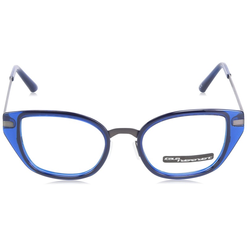 Italia Independent Men's Sunglasses, Dark Blue And Gun Metal