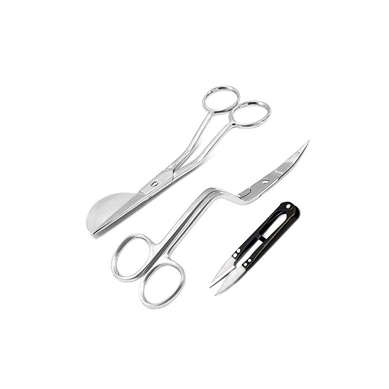 AAProTools Set Of 2 6" Double Bent Curved Machine Embroidery