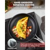 Cooks Standard Frying Omelet Pan, Classic Hard Anodized Nonstick 8-Inch/20cm