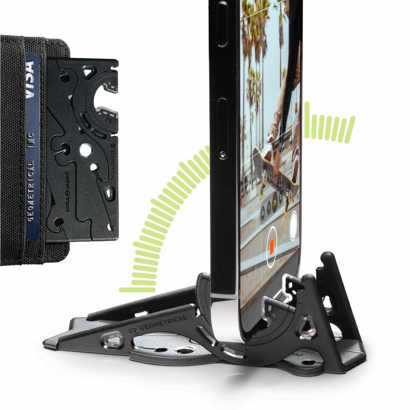 GEOMETRICAL Pocket Tripod PROv2 Universal Kit - Color: Matte-Black