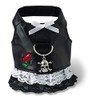 Doggles Biker Dress Dog Harness, Black, XX Small