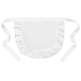 White Waist Apron White Cosplay Waist Apron Party Cosplay Costumes Dress Accessory Kitchen Party Favors Maid Half Apron for Women Girls