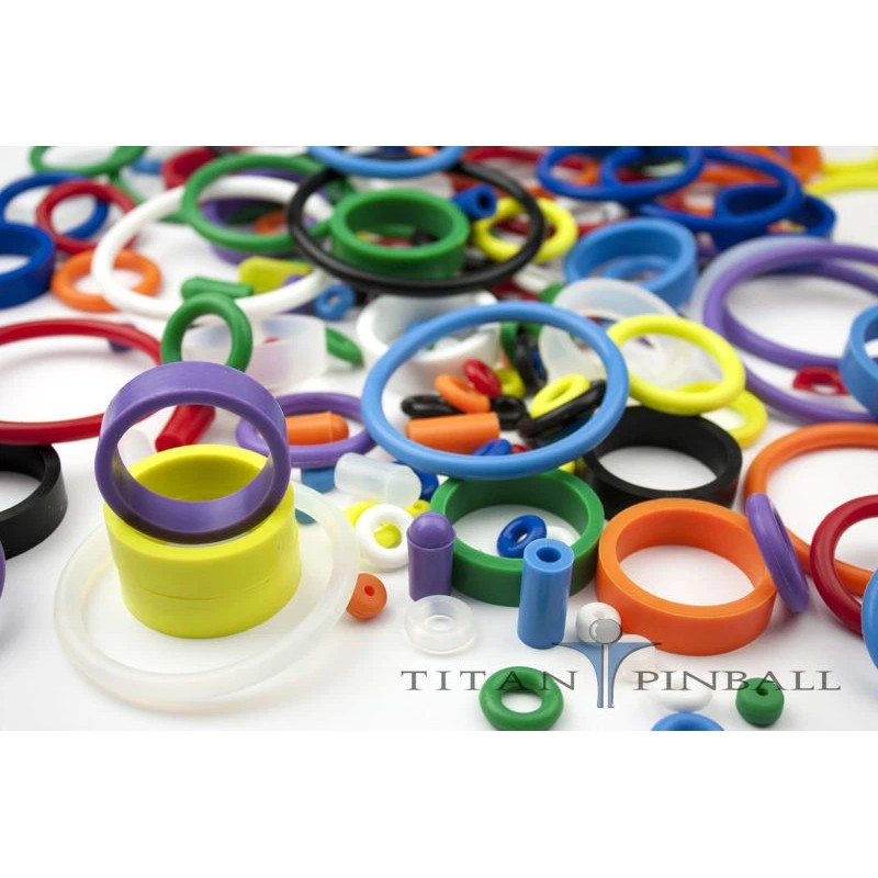Titan Pinball Universal Pinball Machine Rubber Ring Kit - Titan