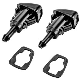 2 Pcs Car Windshield Washer Wiper Water Nozzle, Windscreen Jet Front Universal