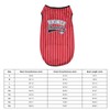 Pet Vertical Stripes Vest Vertical Stripes Classic Loose Prevent Sunburn
