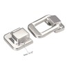 sourcing map Pack of 2 Toggle Lock Box Lock Suitcase