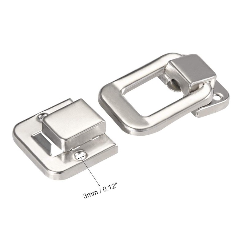 sourcing map Pack of 2 Toggle Lock Box Lock Suitcase