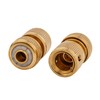 Mivos 2 x 1/2 inch (13 mm) Brass Garden Hose
