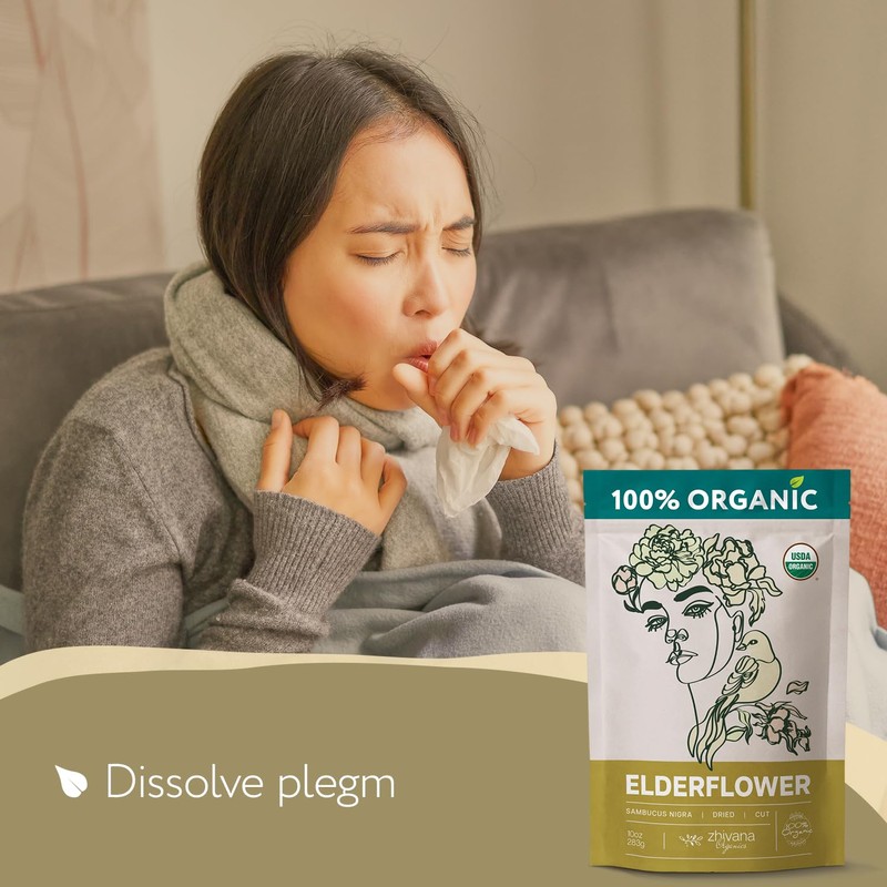 Super Value Pack 5 LB - Organic Elderflower Tea -