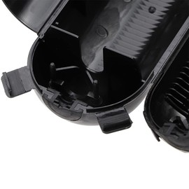 Outdoor Extension Cord Safety Cover with Waterproof Seal, IP44 Weatherproof Cord Cover for Protect Outdoor Outlet Plug Socket Holiday String Lights, Black - Pack of 2