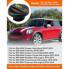 Oil Filler Cap 11127542116 Fit for MINI R55 R56 R57 R58 R59 R60 R61