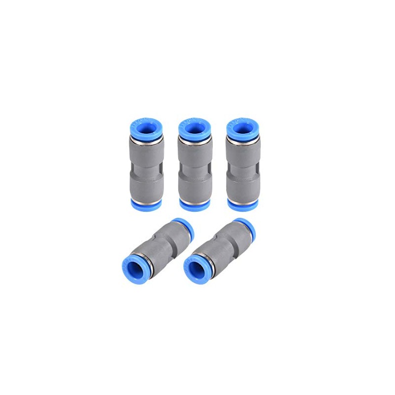 sourcing map Straight Push Connectors 8mm Quick Release Pneumatic Connector