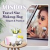 Aosbos Small Makeup Bag Travel Size Makeup Bag Cosmetic Travel