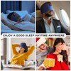LC-dolida Sleep Mask with Bluetooth Headphones, Soft Ice Silk Sleep