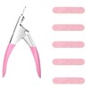 Stainless Steel Nail Clippers Tip Cutters Nail Tip Cutter Precise