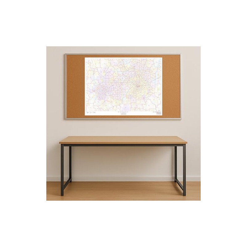Dallas - Fort Worth, Texas Zip Codes - 48" x