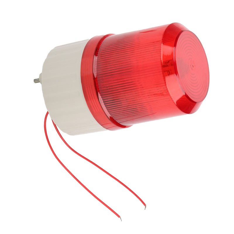 220V Red LED Warning Lights Acousto optic Alarm System Rotating