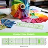 2PCS Quilting Ruler Patchwork Ruler 5x30cm, Acrylic Sewing Rule for
