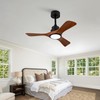 VCQQ 36 Inch Ceiling Fans with Lights and Remote, 3