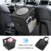 Foldable Car Trash Can with Lid, Collapsible Garbage Bag for