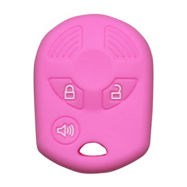 Key Fob Cover for Ford Escape: 3 Buttons Key Fob Case Fit for Ford Edge Escape Flex 2007 2009 2010 2011 2012 2013 2016 2017 2018 2019丨Remote Protective OUCD6000022 850K-D600022丨Fashion (Pink)