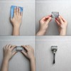 LUEXBOX 2 Pcs Plastic Razor Holders with Cover for Shower