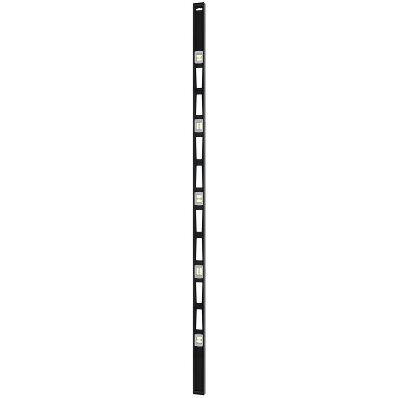 Johnson Level & Tool 3878 Magnetic Professional Aluminum, 78", Black,