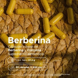 PACALLI Berberina con Cúrcuma 620mg - 60 Cápsulas