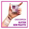 Paleta De Sombras Ruby Kisses Glitter 4 tonos Morados Gem