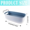 ZJIVQO Sinks Basket Kitchen Colanders Bowl Set Strainer Bowl 2-in-1